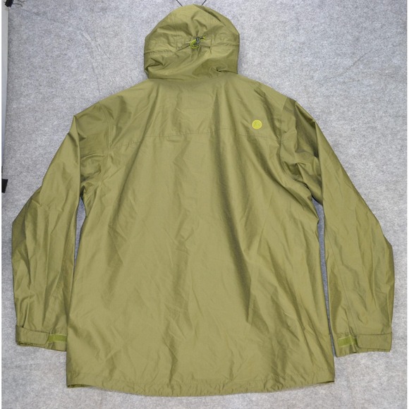 Marmot‎ Jacket Mens 2XL Olive Green Hooded Waterproof Windbreaker Outdoor - Picture 11 of 16